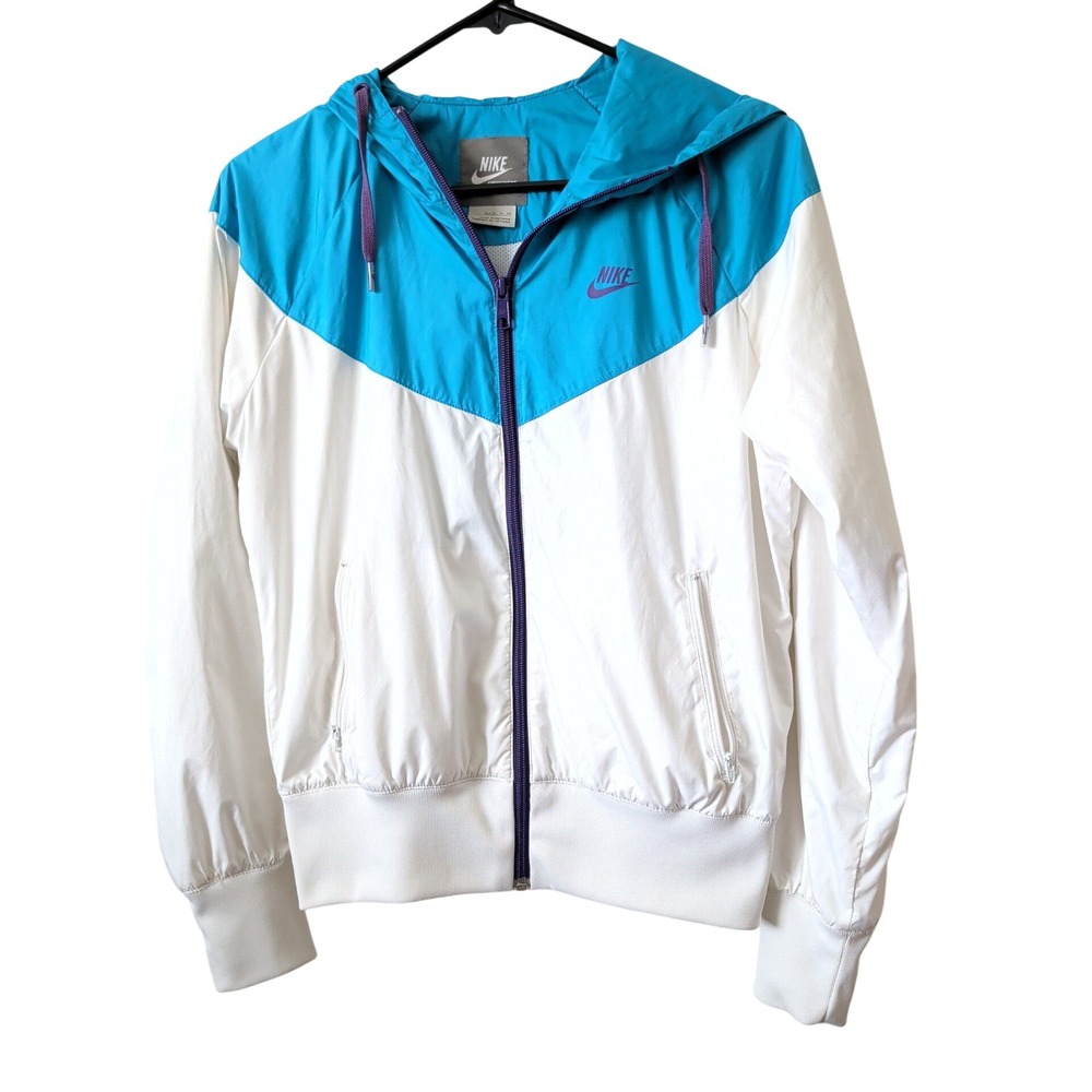 Nike Sportswear Y2K Vintage Windrunner Hoodie Jacket Womens S Tennis Pickleball